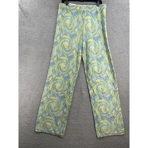 House of Sunny Cypress Pants Size US 10 UK 14 Swirl Knit Pullon High Rise Pants